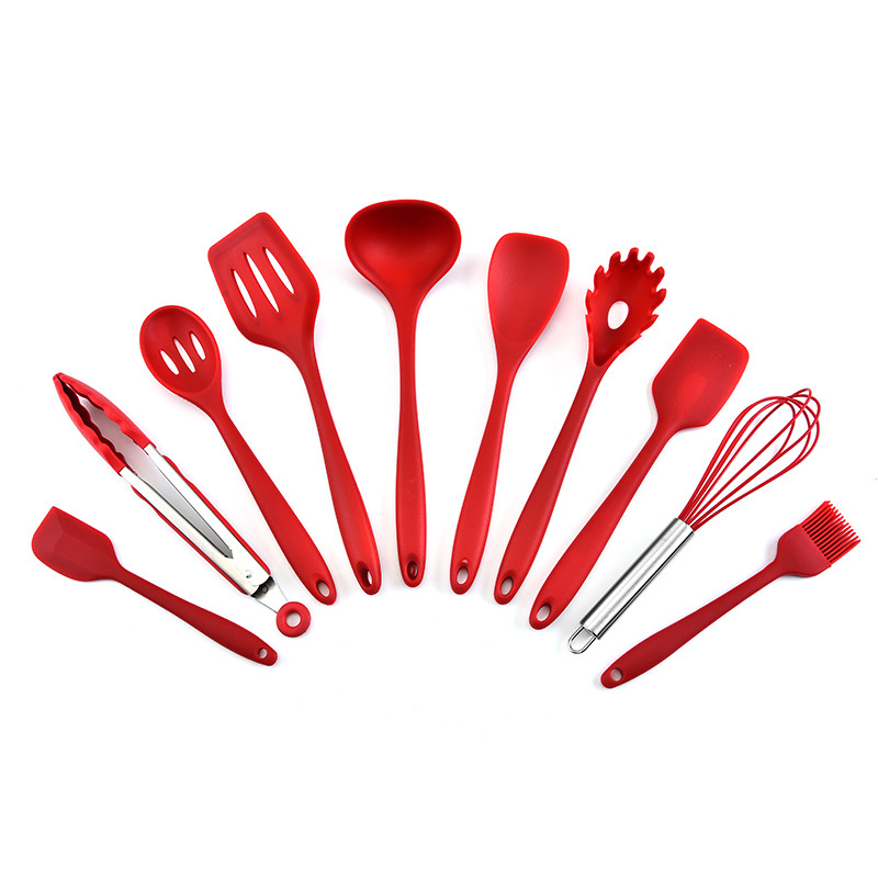 Silicone kitchenware 10 utensils set