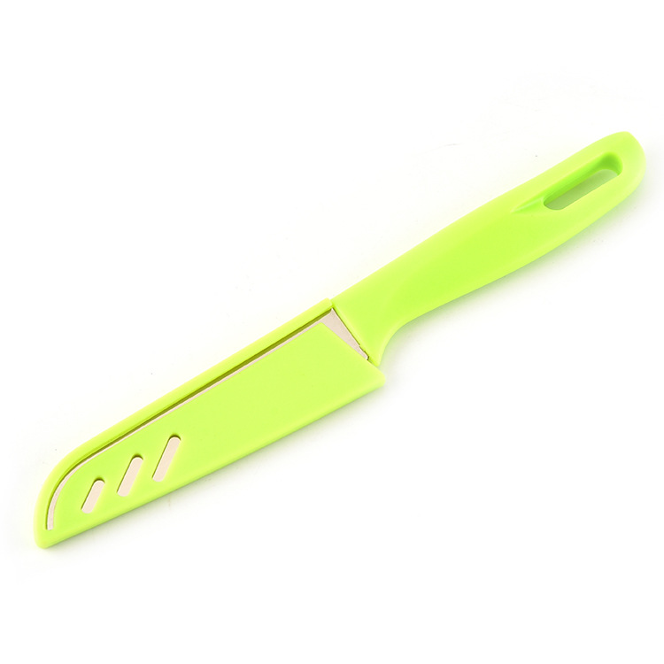 Portable paring knife with sheath