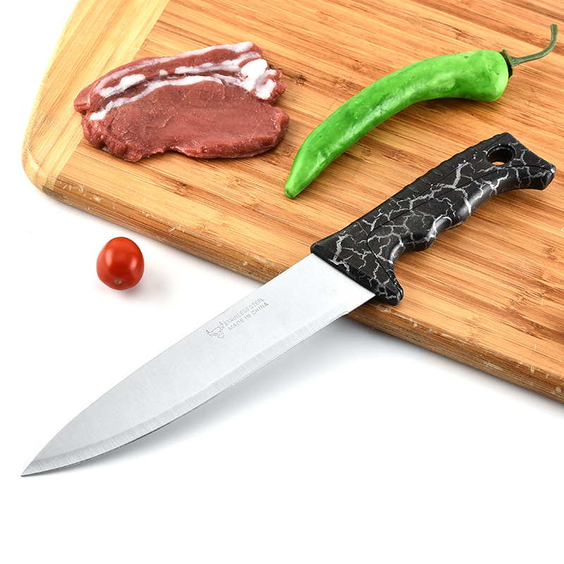 Artist cracked chef knife (straight)