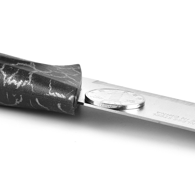 Black Japanese style kitchen knife