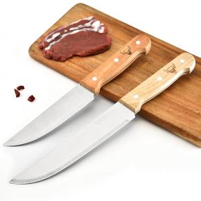 Wooden fruit slicing knife