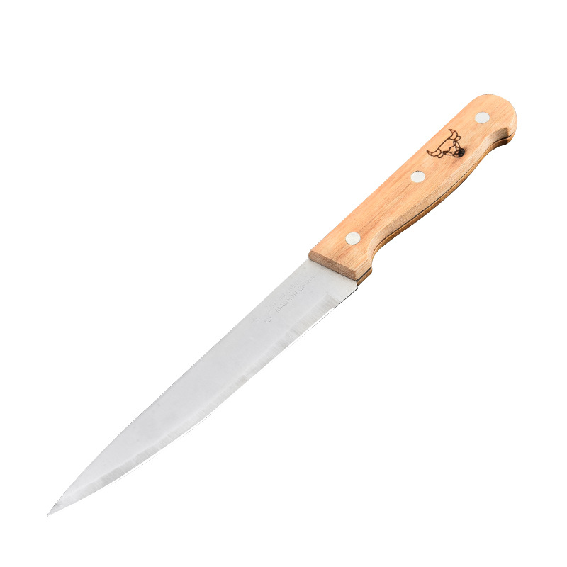 Chef knife slicing knife (wooden handle)