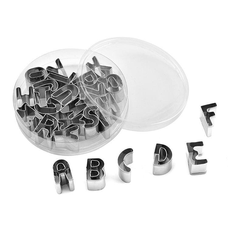 26 letters baking mold
