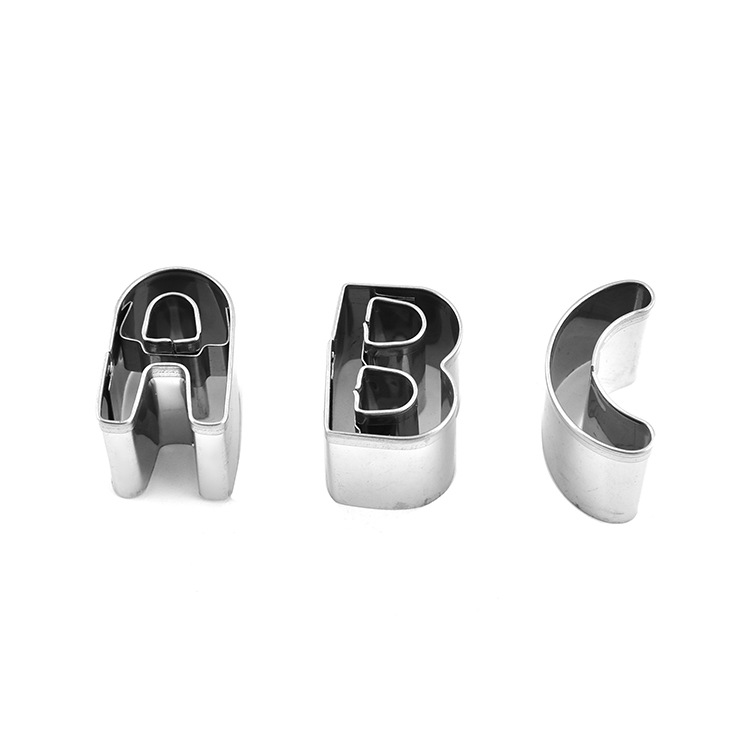 26 letters baking mold